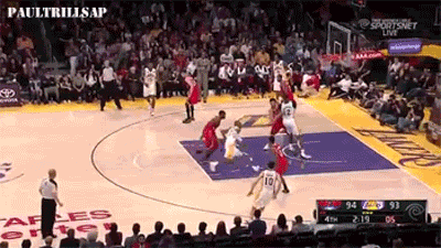 paultrillsap:  Kobe Destroying Josh Smith and the Rim 