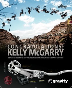 chirosangaku:  Kelly McGarry on Flipping into History - Features - Vital MTB