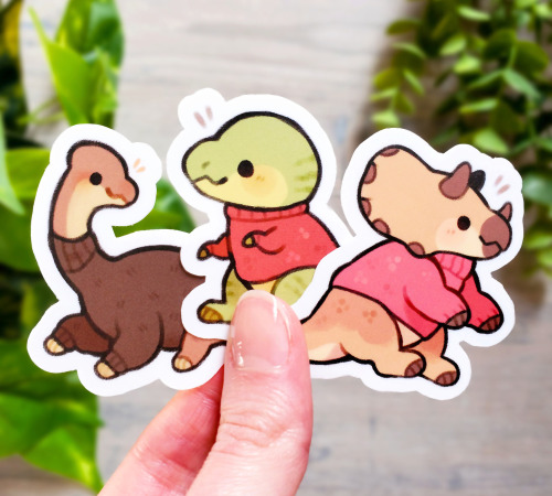 cozy creatures will be in my sticker shop update next week!