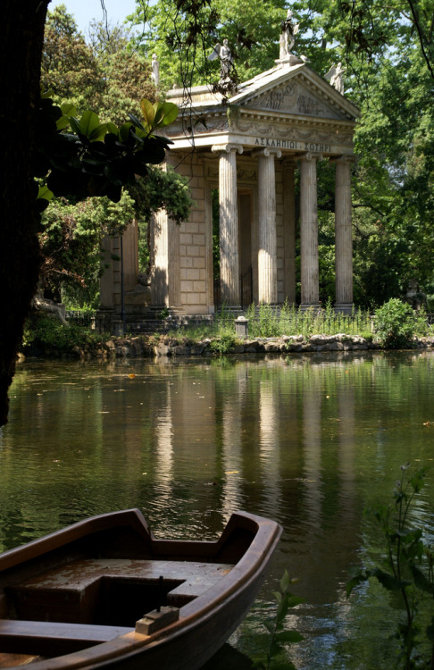 classical-beauty-of-the-past:Temple of Asclepius, Rome