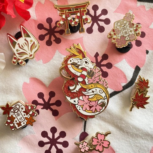 sosuperawesome: Japanese Folklore Pins // Fanatic Pufferfish