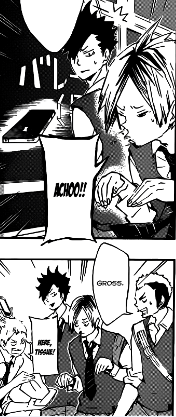 5-30am:    i was looking for reference and i notice that   when kenma sneezed, his