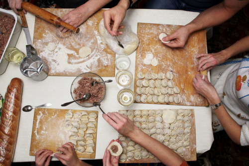 meat-filled dumplings time