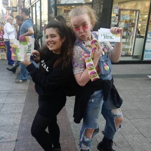 orlathewitch:Activism with these two is not even nearly work. Endless energy for these leaflets. #8t