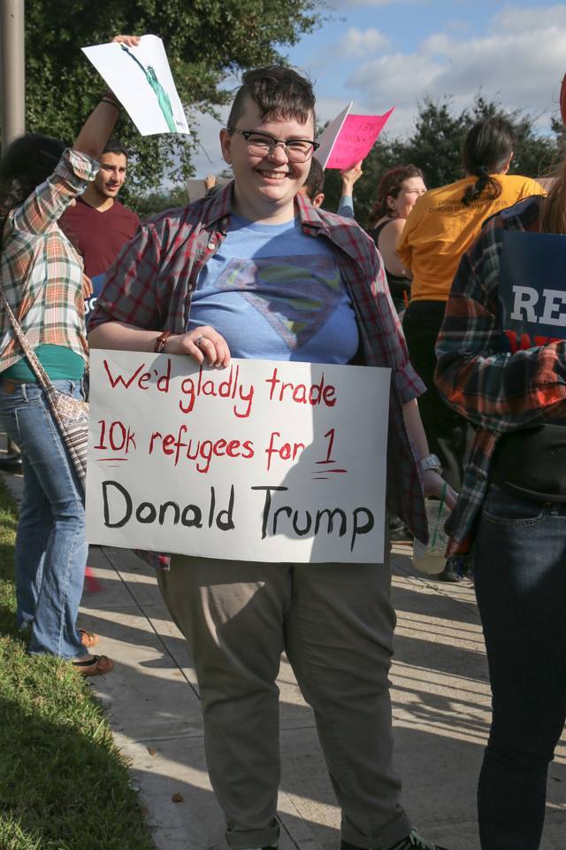 fuckyeahmarxismleninism:  Houston: Texas Stands for Syrian Refugees, November 22,