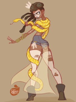 jmadorran:Voodoo Snake Charmer character