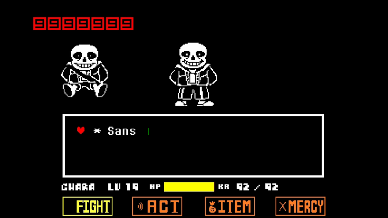 A Home For Stuff — Where is Sans' HP Bar? (Spoilers)