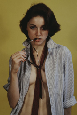 thequietfront:  Madonna - Unpublished 35mm Slide (c.1977)