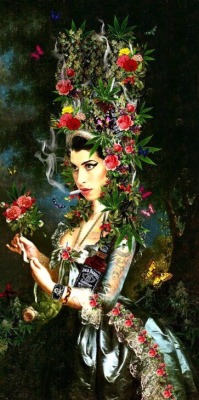 meowwticiaaddams:  Amy Winehouse by John