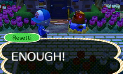 fuckyeah-animalcrossing:  flabbeycrossing:  shit sorry  i love how nintendo noticed we button mash through his whole speech 