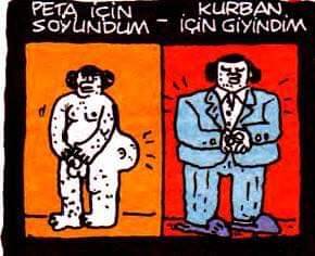 PETA IÇİN SOYUNDUM LI...