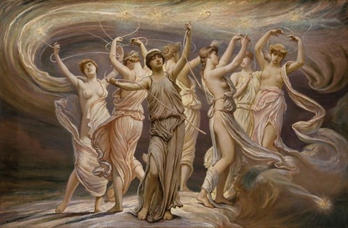 Elihu Vedder - The Pleiades 1885 / oil on canvas / 61.3 × 95.6 cm / Metropolitan Museum of Art (New 