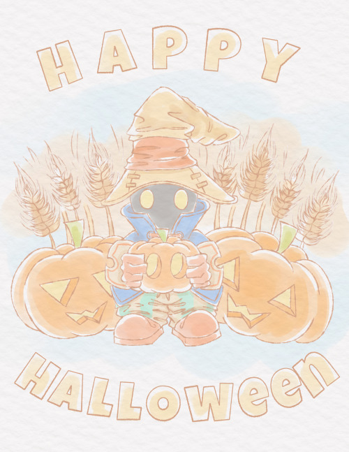 dreampollens:vivi says happy halloween 