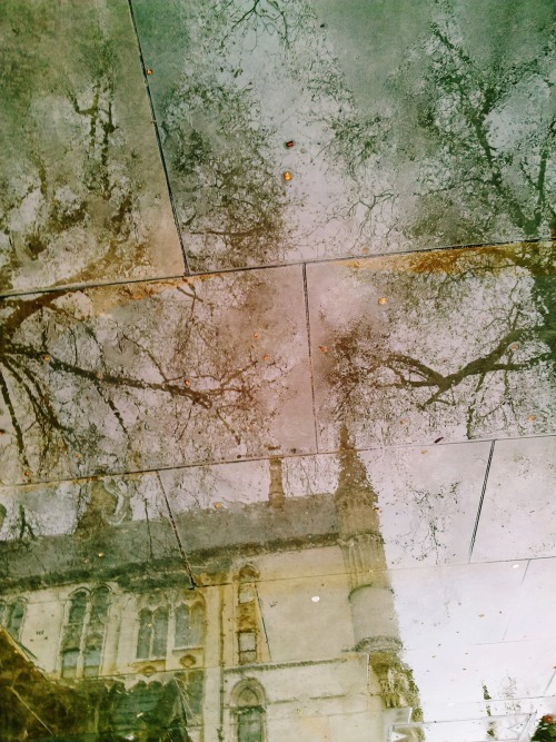 suhaylah: Reflections on wet pavements. The city itself is a natural watercolourist! It’s been