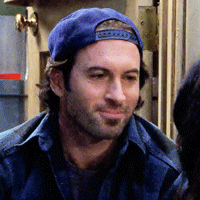 mrsgilmoredanes:  *Luke smiling at Lorelai*req. by anonymous