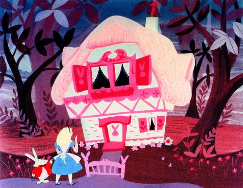 capturingdisney:  Concept art by Mary Blair for Alice in Wonderland (1951)
