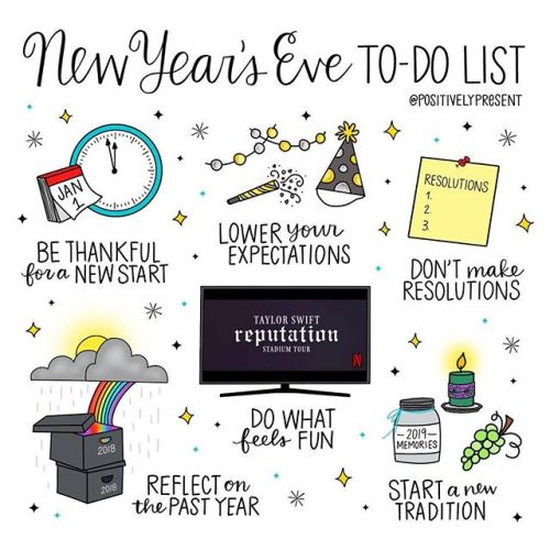 positivelypresent:Happy NYE! 🥳 Obviously, I had to repost this one today! Who’s ready for 2019?! 💫 http://bit.ly/2EXWUtm