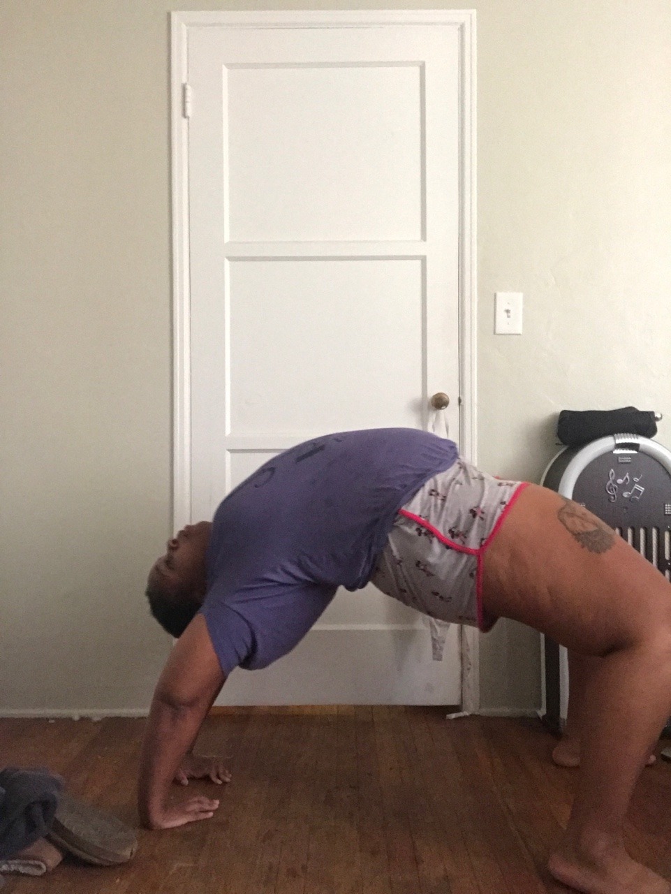 accarahara:  Figuring out flexibility starting points feat before I put them outside
