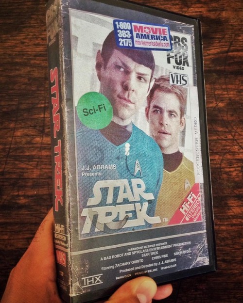 archiemcphee:  An artist by the name of Steelberg creates awesomely convincing fake VHS covers for modern movies (previously featured here). Each cover looks so great, complete with genre and pricing stickers and even worn plastic sleeves, we’re almost