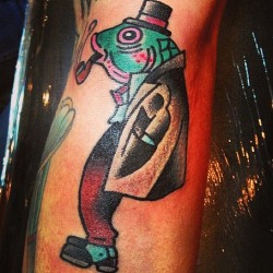 fuckyeahtattoos:  Baltimore, MarylandArtist: Hunter SpanksBrightside Tattoo and Boutique