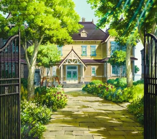 ghibli houses ♡