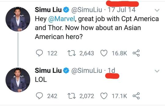 supermoviemaniac:SIMU LIU, SHANG-CHI ACTOR, RESPONDS TO HIS OLD TWEETS!