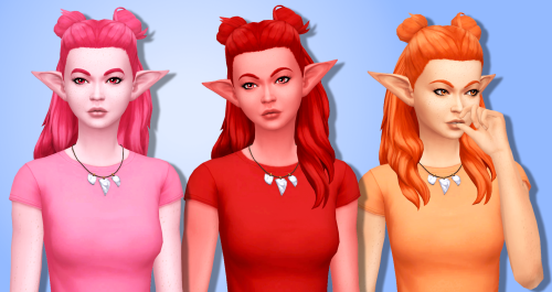 SimLaughLove Bun Bun & Floppy Bunny Hairs in Sorbets RemixUpdated recolours from my ORIGINAL POS