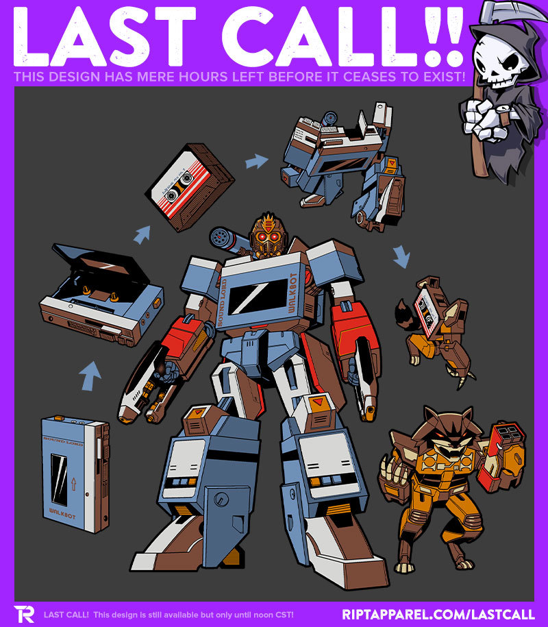 LAST CALL!!! Yesterday’s design is still available at RIPT but only until NOON CST today! Get it before it’s gone for good.
Buy here: http://www.riptapparel.com/lastcall