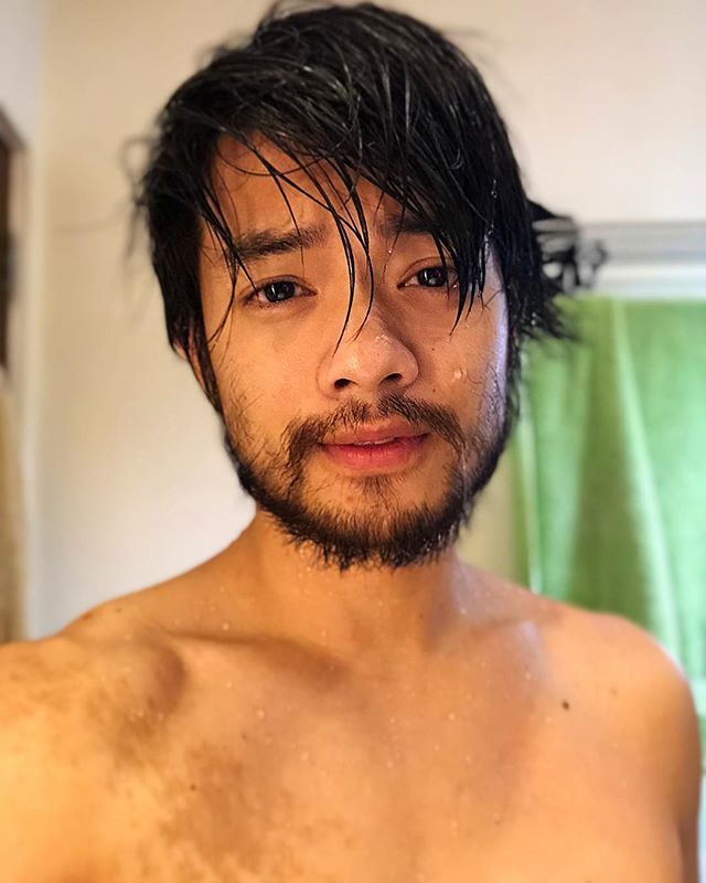 celebswhogetslepton: @osricchau: Last day gluing pubes on my face. It’s been a