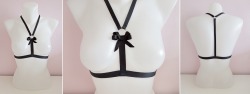 Michellemoe:  The Cutiepie Harness Is Now In Black Available Too C: ! 