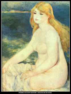 adhemarpo:  Pierre-Auguste Renoir - Baigneuse blonde