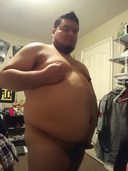 gaynerpig:   Pt 3 Been a while since I took new pics. Here I am after getting really horny from taking pics.  Remember to donate to make me the fattest piggy that will ever live! Gift cards for fast food can be sent to zachfiguero@gmail.com or use the