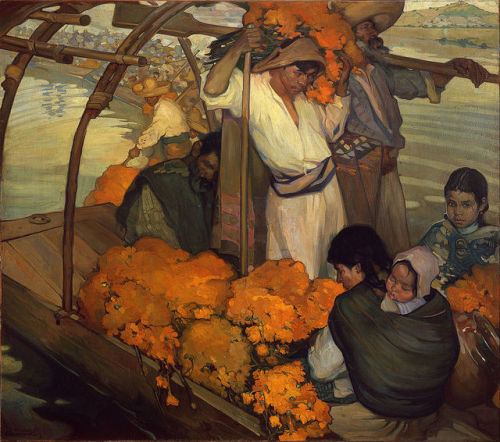 the-fire-sermon: Saturnino Herrán (1887 - 1918), Mexican  The Offering (1913), Our Ancie