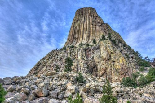 Devils TowerSacred to native-American tribes, this stunning feature in Wyoming has a rich history in