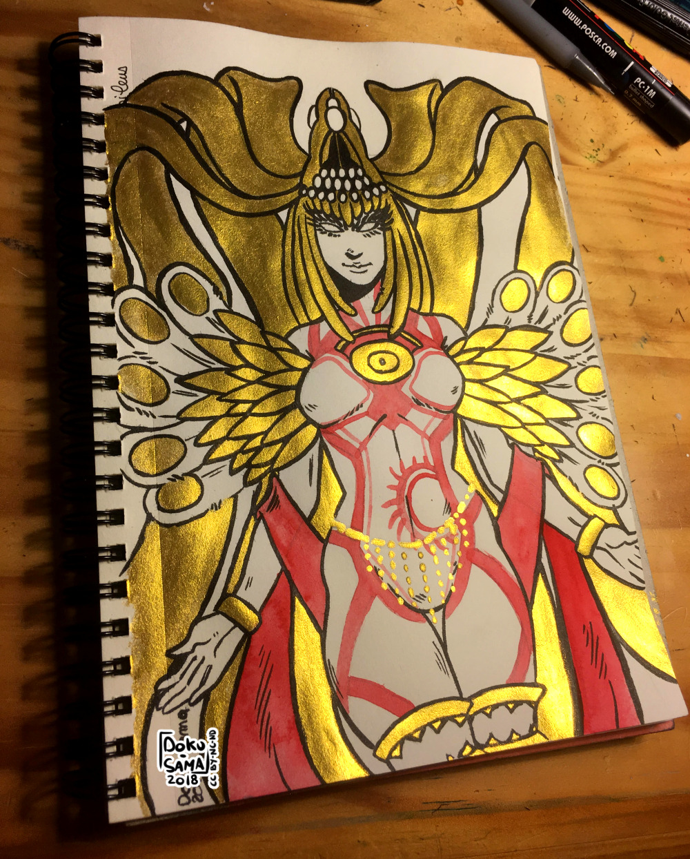 adreamcalledeternity: dokusama-artblog:  Inktober #30: Jubileus – Bayonetta My