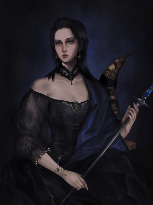 I wanted to make a coronation portrait for Renalla but the more I worked on it the more I hated it s