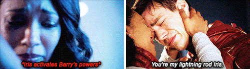msanonships:Barry and Iris, the Arrowverse’s greatest love story. ❤️⚡️
