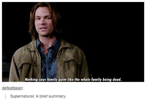 frecklesrex:  6/? Favourite Supernatural Tumblr Posts 