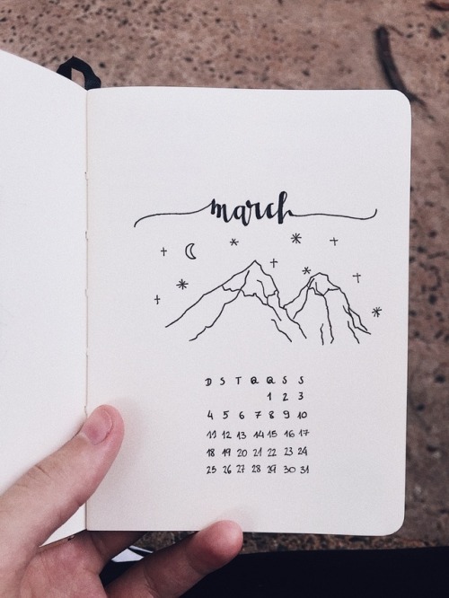 pedrostudyblr:my march calendar!