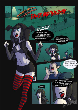 darkminou:  On a dark night, Mavis, the favorite vampire chick of the internet meet some dicks  Little bloodsucking action issue!  Was a funny comics to do, and like all my previous things it was made via and by my patreon  I’ll start to draw the mighty