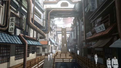 Backgrounds from Knights of Sidonia 1st season by studio Bamboo.Truly magnificent and well cordinate