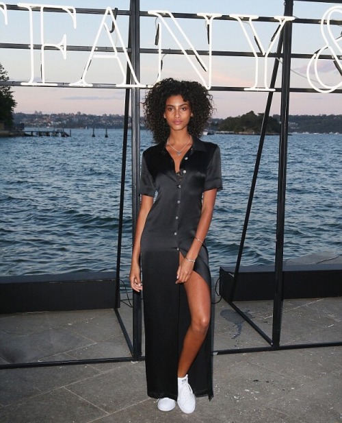 imaanhammamofficial:Imaan Hammam attends the launch of Tiffany & Co.’s ‘Return To Tiffany’ party