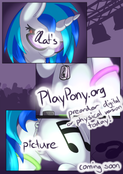 The picture I did for the Playpony a couple