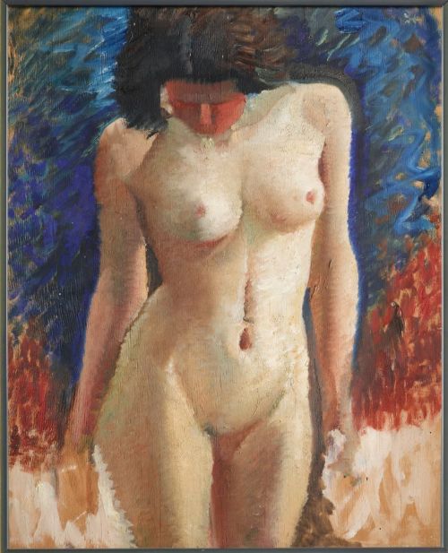 lefildelhorizon:John Weeks, Standing nude, 1950s Museum of New Zealand Te Papa Tongarewa