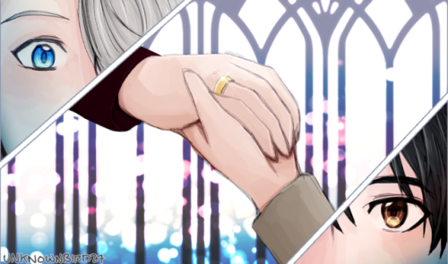 scribblingsky:    “I know now, to not take what time we do have for granted.”  For the fic,  Infinitesimal ~ The author wrote a fantastic fantasy fanfic and here are two scenes from it~ Please go check it out, it’s part of @bigbangonice !