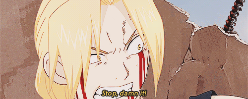  gif request - for anonymous : : your most emotional fma:b scene↳ Alphonse’s