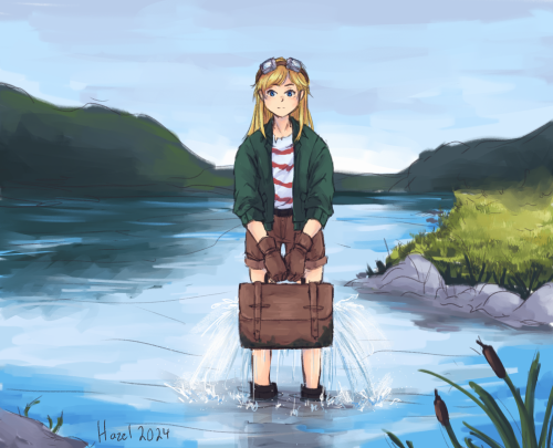 False! The Whole River Came From Her Briefcase!