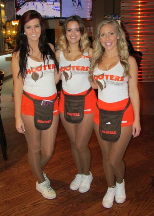 3 beautiful waitresses