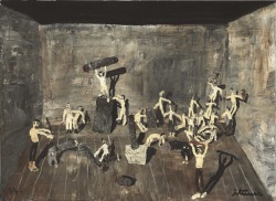 thunderstruck9:  Ignacio Iturria (Uruguayan, b. 1949), Destrozo de monstruos [Destruction of Monsters], 1994. Oil on canvas, 95.9 x 132.1 cm.