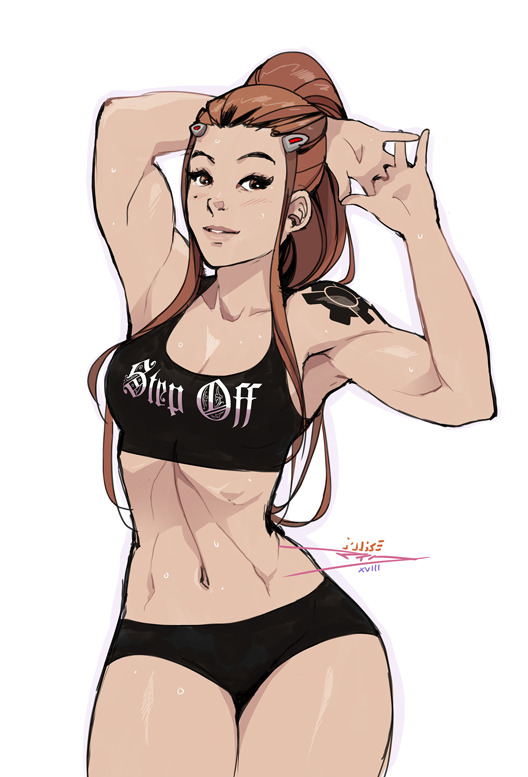 vashito:Brigitte x graphic tees~patreon . twitter